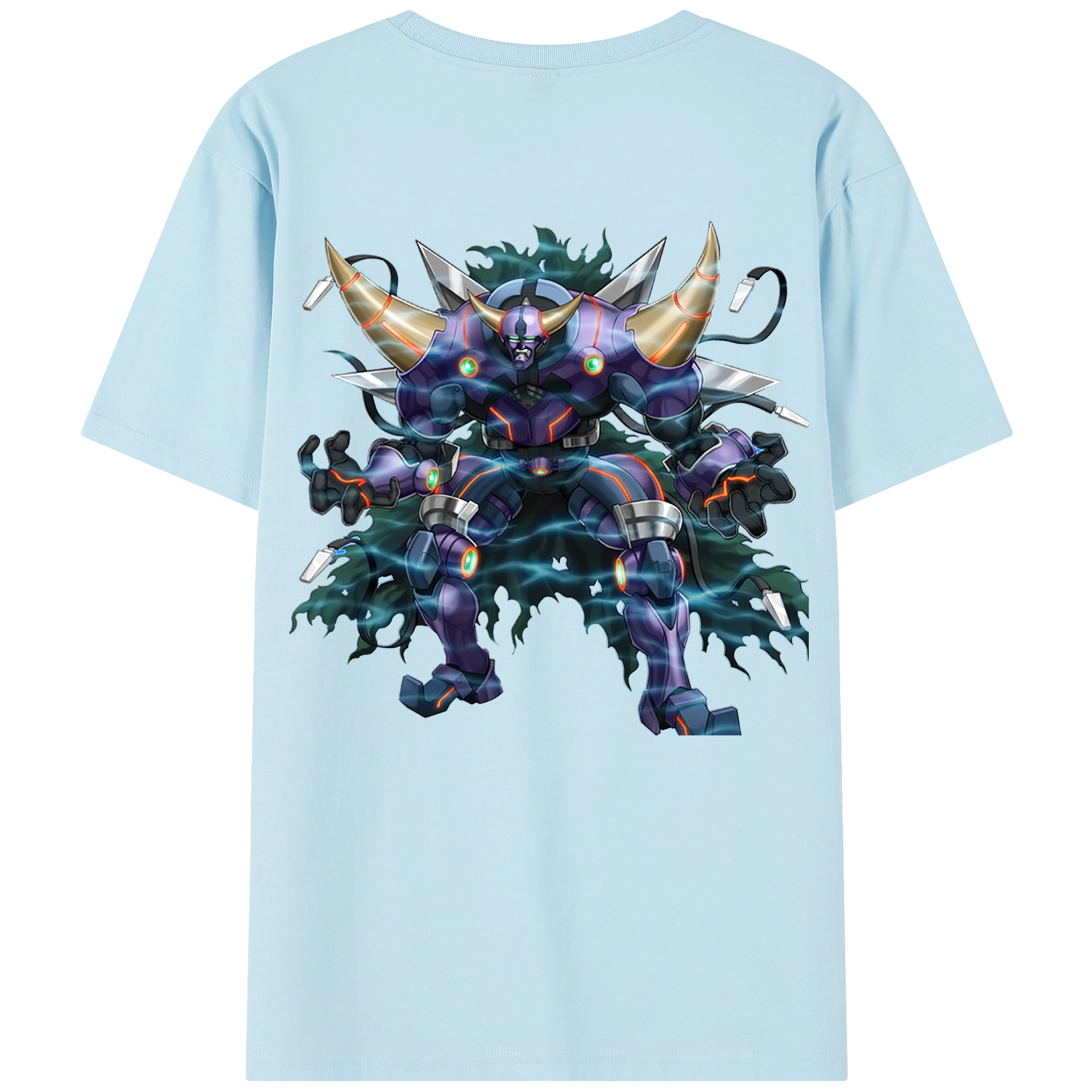 （画像用） 遊☆戯☆王 Yu-Gi-Oh! 綿100％半袖Tシャツ（背面プリント）